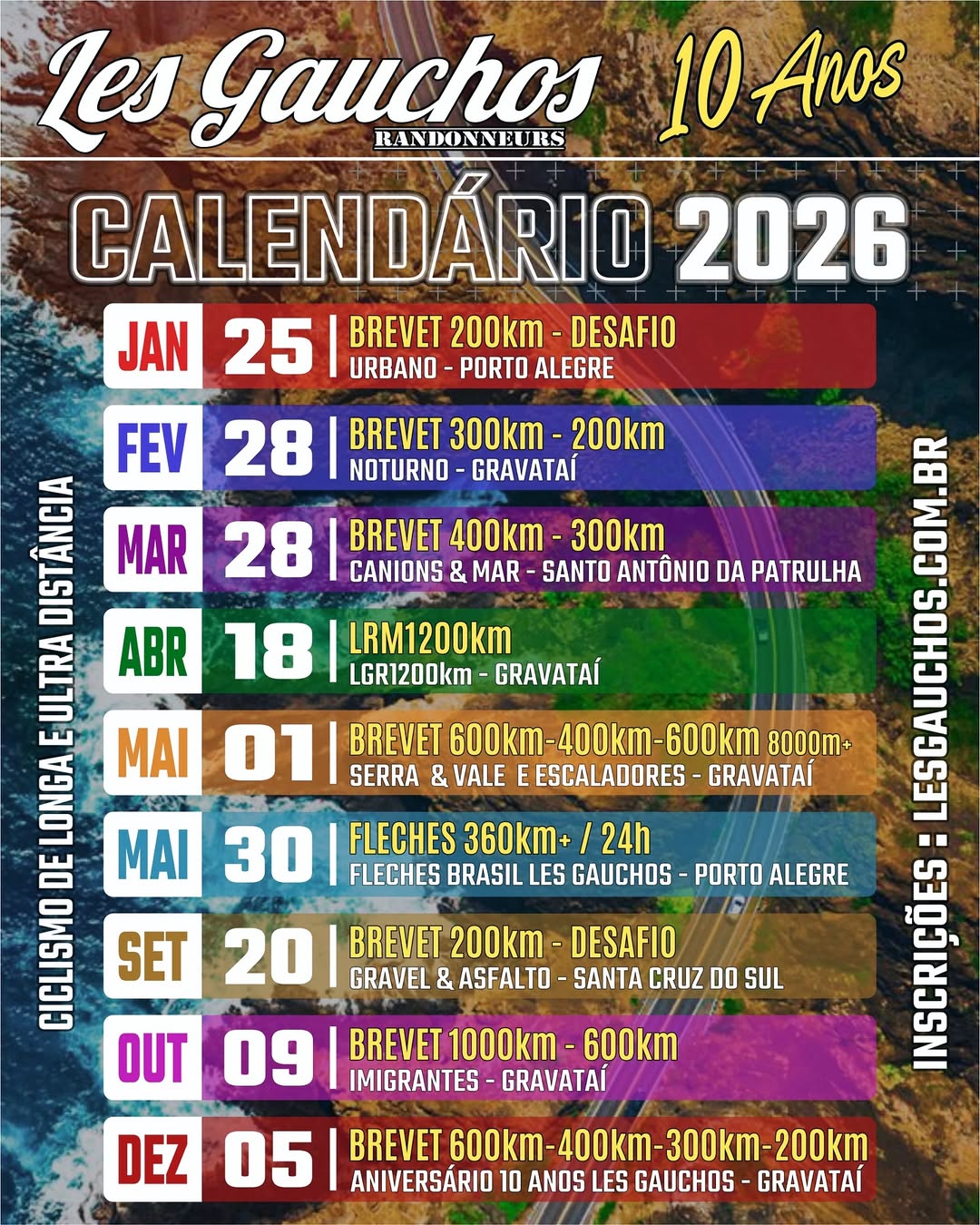 Afiche 2026 Les Gauchos